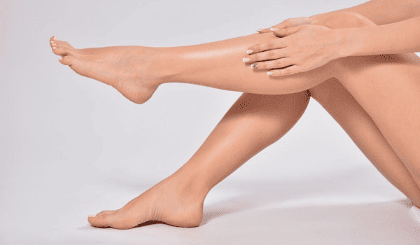 Professional sugaring hair removal for legs at Sugar Fairy.